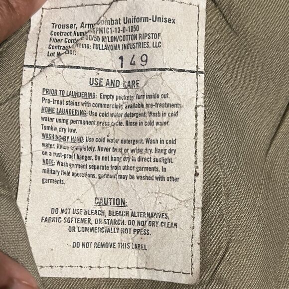 Multicam Pants Medium Regular OCP Camouflage Combat Trousers US Army - Picture 12 of 13